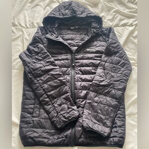 Bench Quilted Hooded Jacket - Black Size M